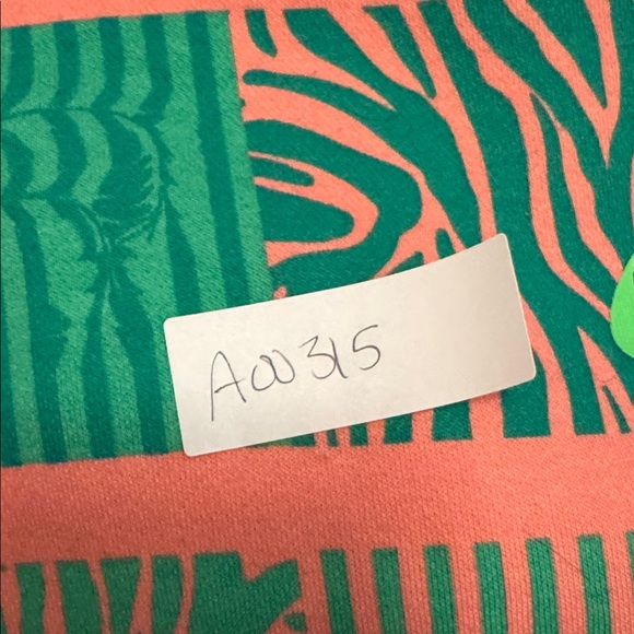 Nike NSW Club Fleece Adult Small Trippy Safari Sweatshirt Coral Chalk A00315 - Picture 9 of 9